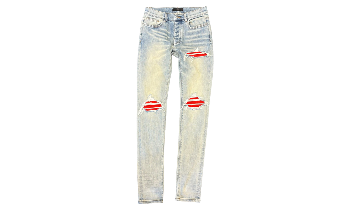 MX1 Red Patches Jeans "Antique Indigo" AMDNSY1056 406