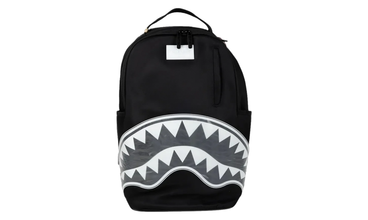Shark Central Stencil Shark Nylon Backpack "Black / White" SYG0097
