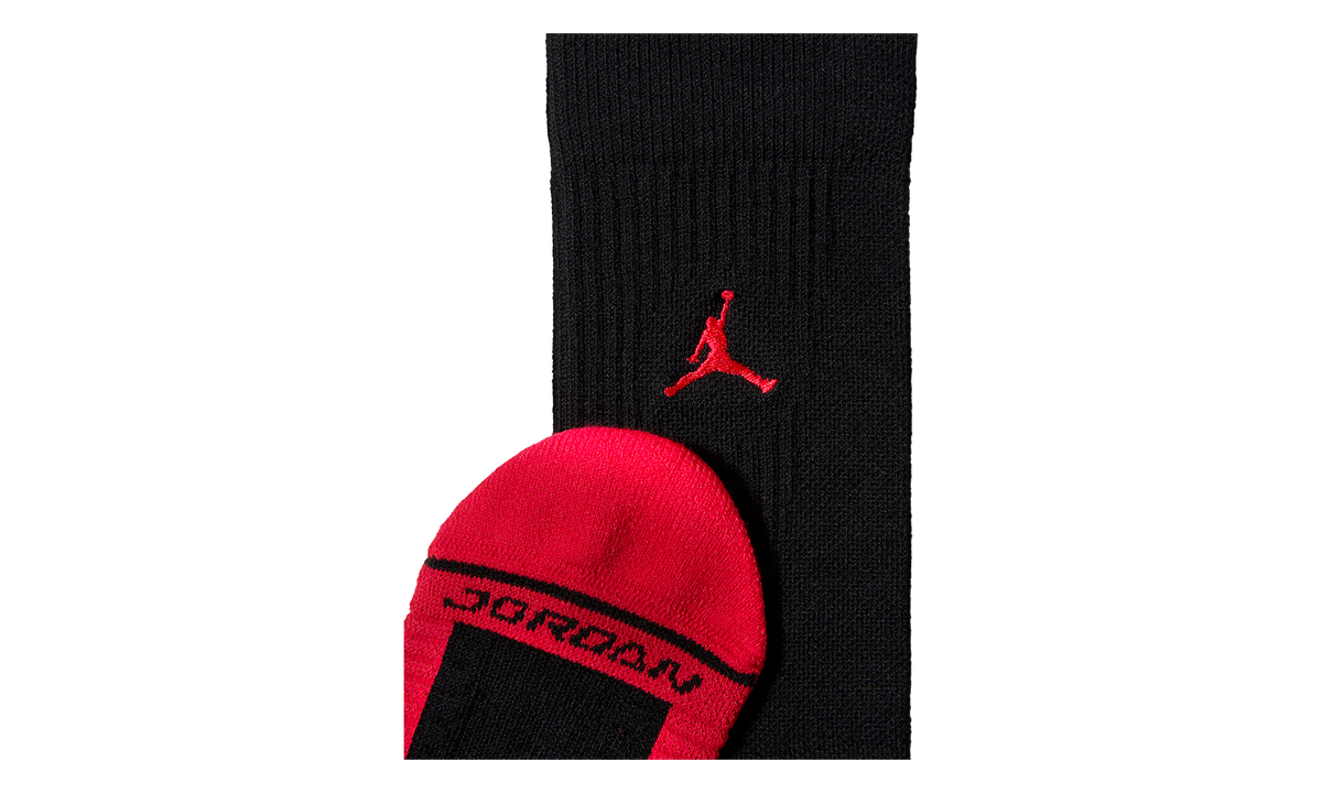 Jordan Elite Crew Socks (1 Pair) "Black / University Red / University Red" IO0494 010
