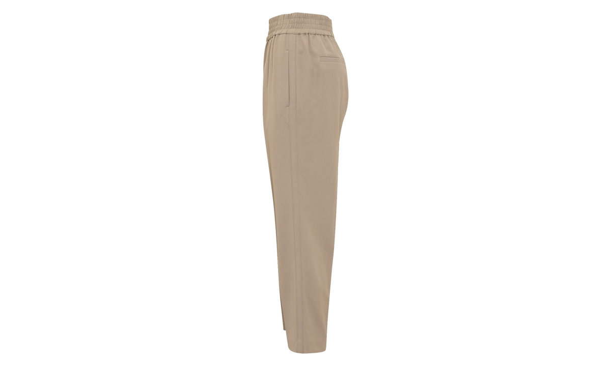 Wool Blend Tapered Trousers WMNS "Bleeker Beige" BRUN2722
