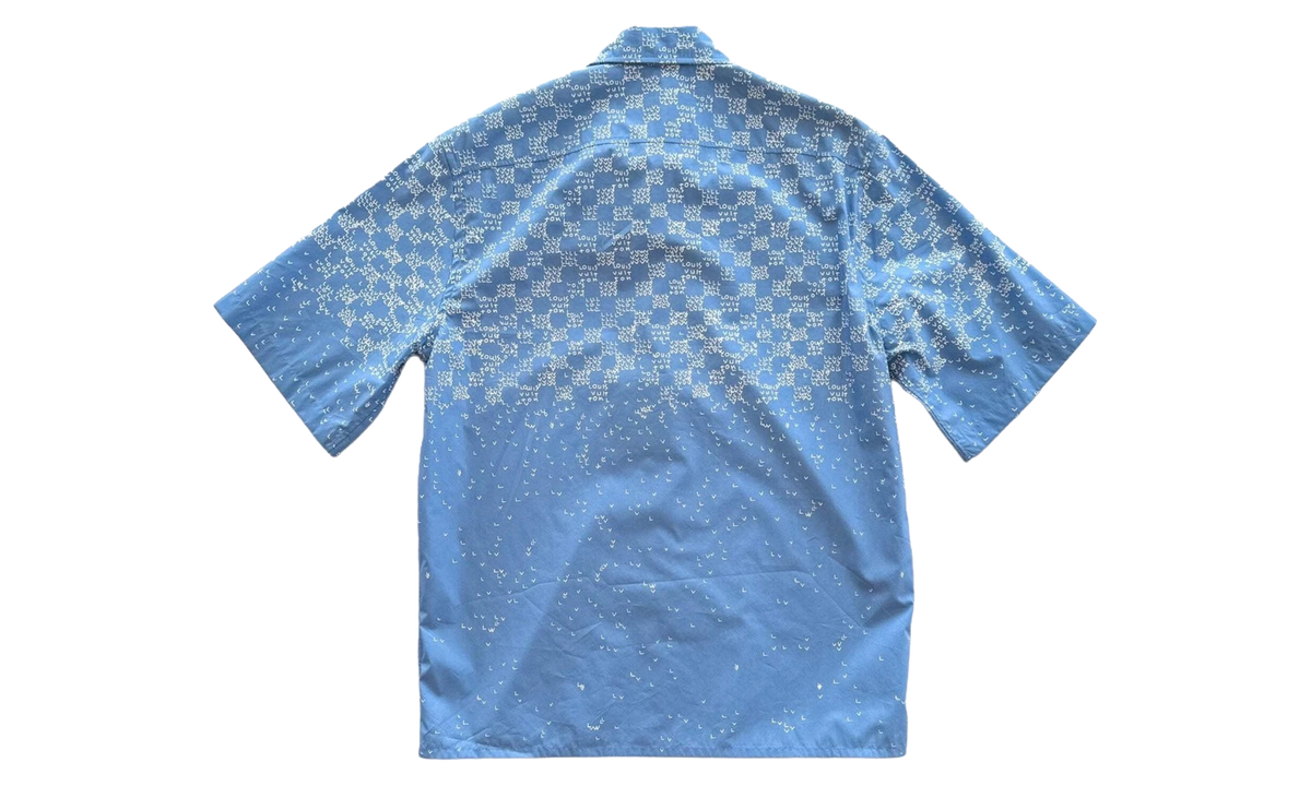 LV Spread Damier Button Up Shirt "Blue" RM222M NF4 HNS20W