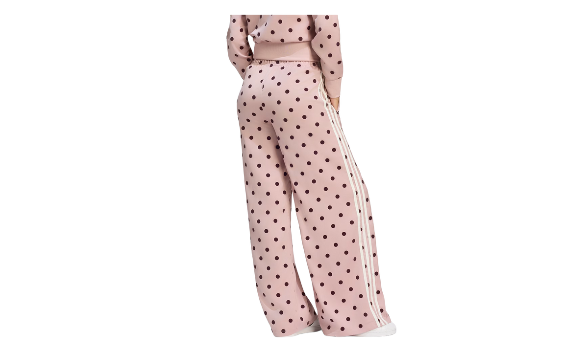 SATIN POLKA DOTS WIDE LEG PANT "Dual Lilac" LI2843