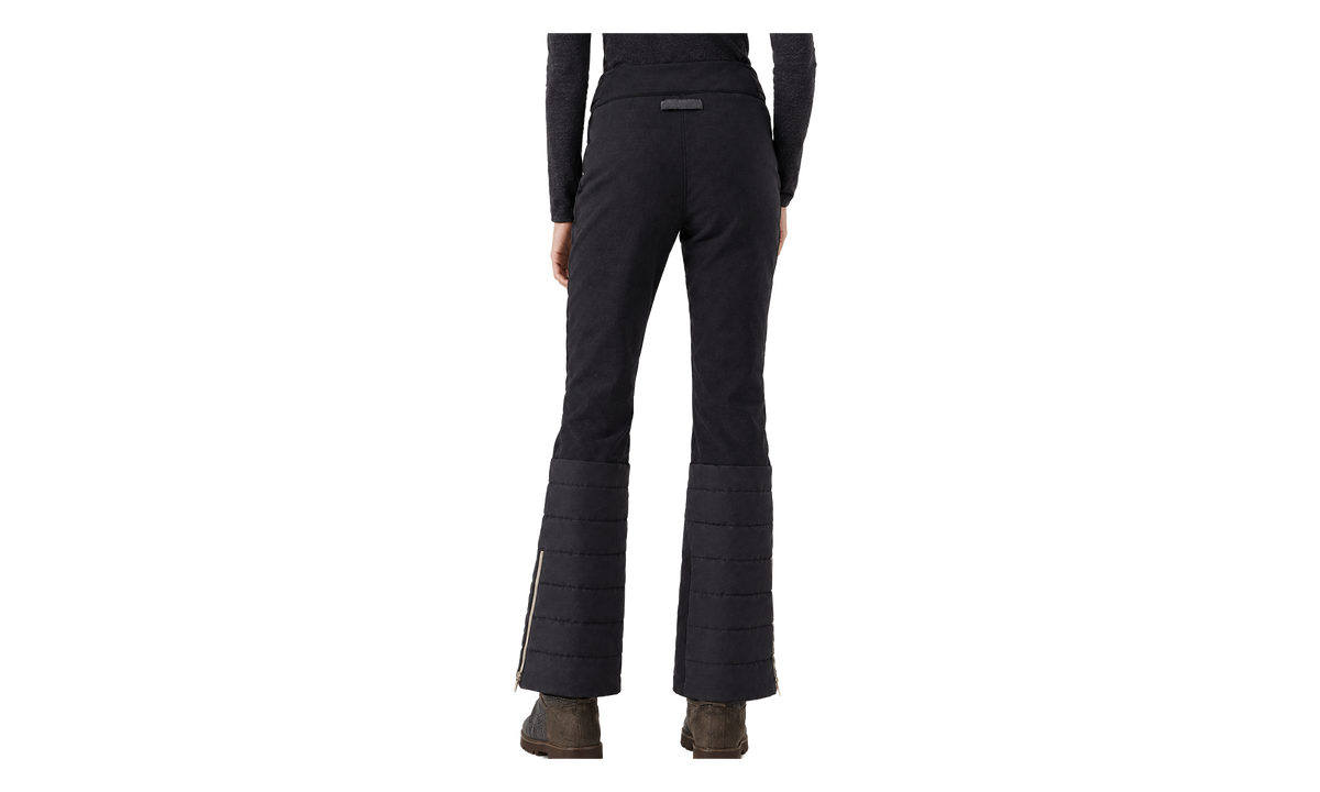 Wool Blend Quilted Hem Trousers WMNS "Black" BRUN2700