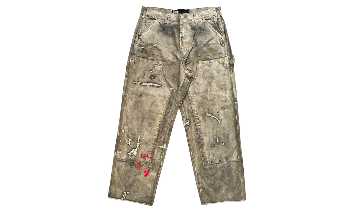 Been Thru It Waxed Canvas Double Knee Pants "Brown" 5U010Q1010BRN