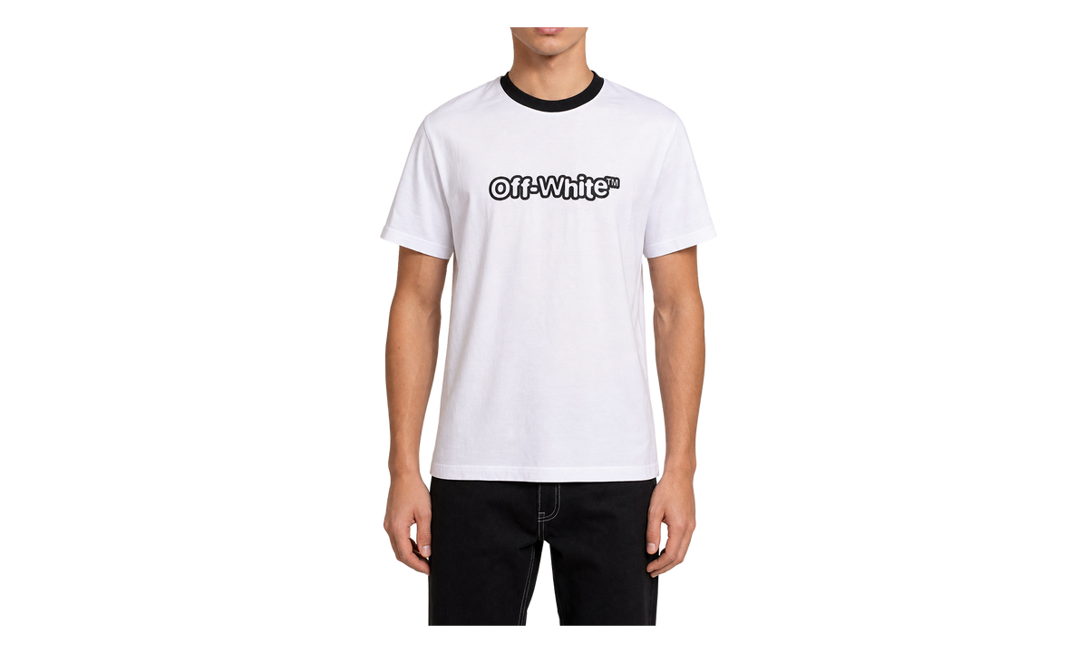 Cotton Slim Fit Ringer Shirt "White" 44OWOS26T066 100