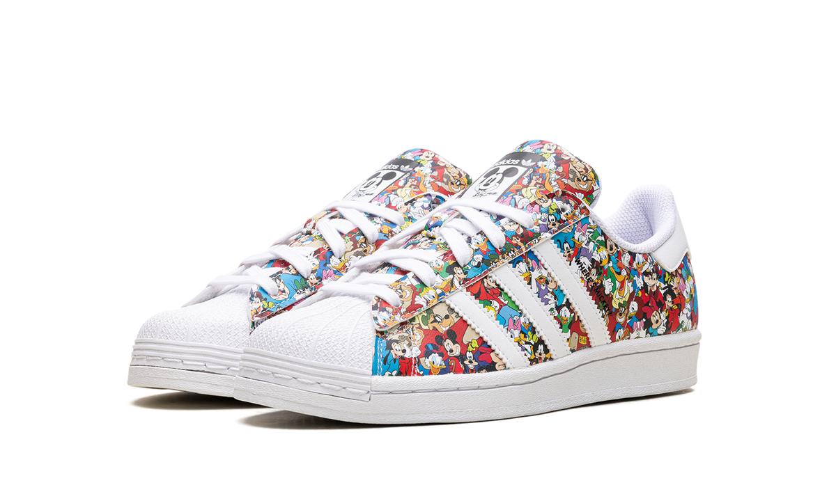 Superstar GS "Disney Mickey Core Black Cloud White Wonder White" IG6857
