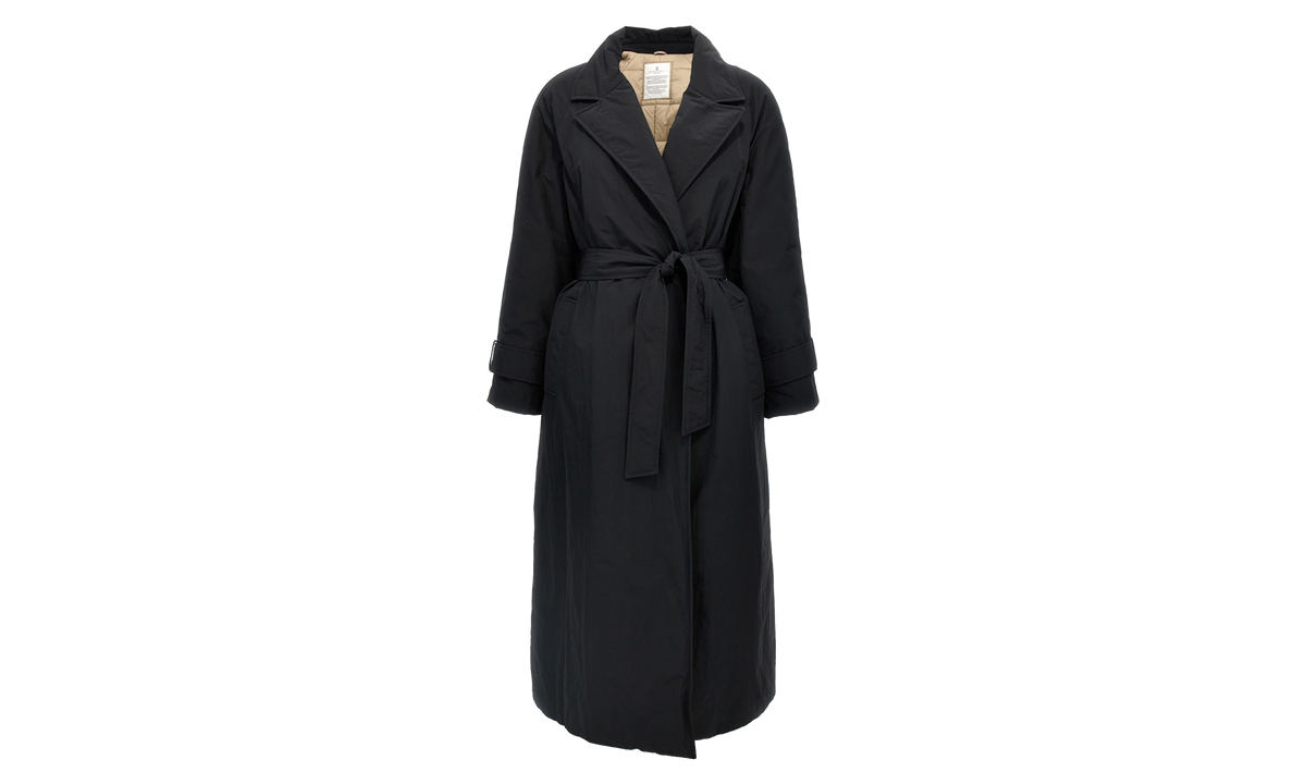 Belted Long Jacket WMNS "Black" BRUN2904