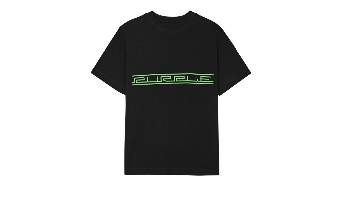 TEXTURED JERSEY SS TEE - MEANDER BLACK "Black" P104 JBLM322