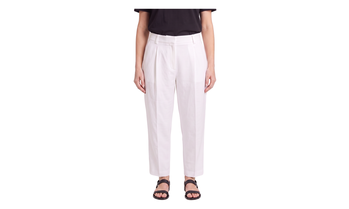 Linen Blend Trousers WMNS "White" BRUN2649
