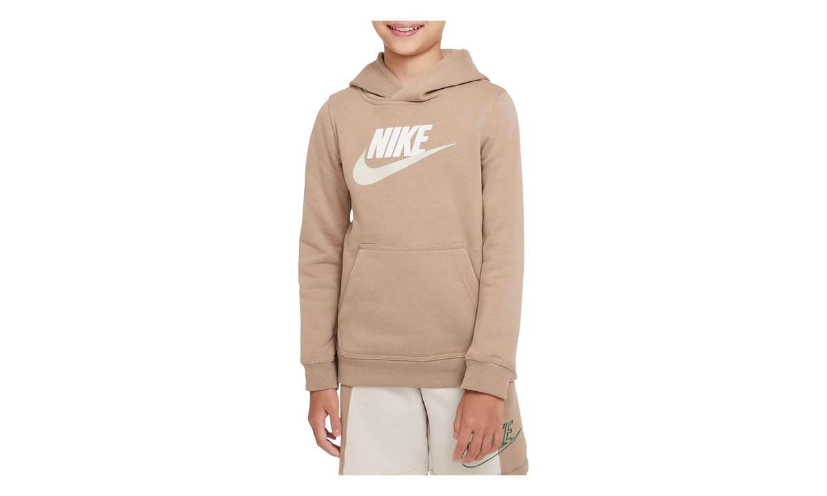 Club Fleece Pullover Hoodie GS "Khaki" CJ7861 247