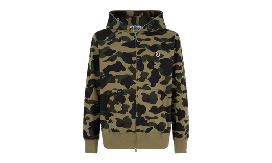 1st Camo One Point Full Zip Hoodie "Camo Green" 0ZXSWM115017I GRX