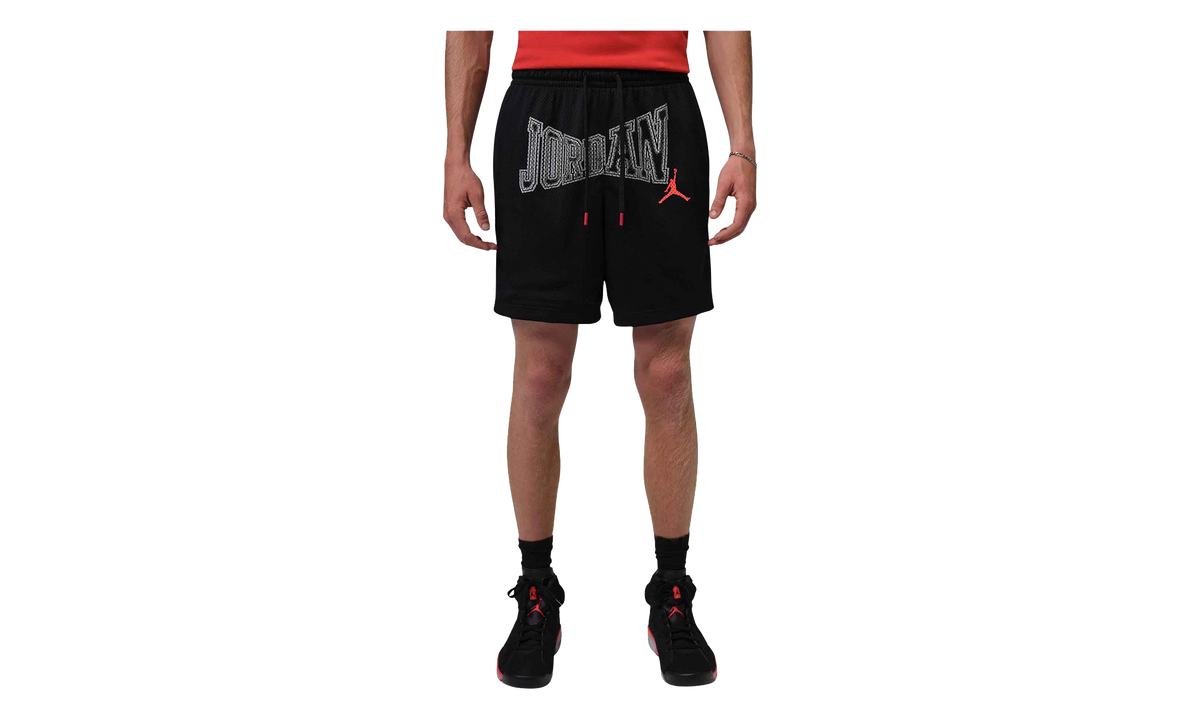 Jordan Brooklyn 7" Mesh Shorts "Black / Infrared 23" IR1485 010