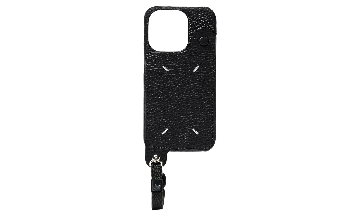 Leather Phone Case (iPhone 14 Pro) "Black" SA1VZ0018P6421T8013