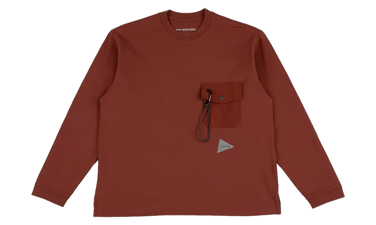 Heavy Cotton Pocket LS Tee "Red" 5745284082-100