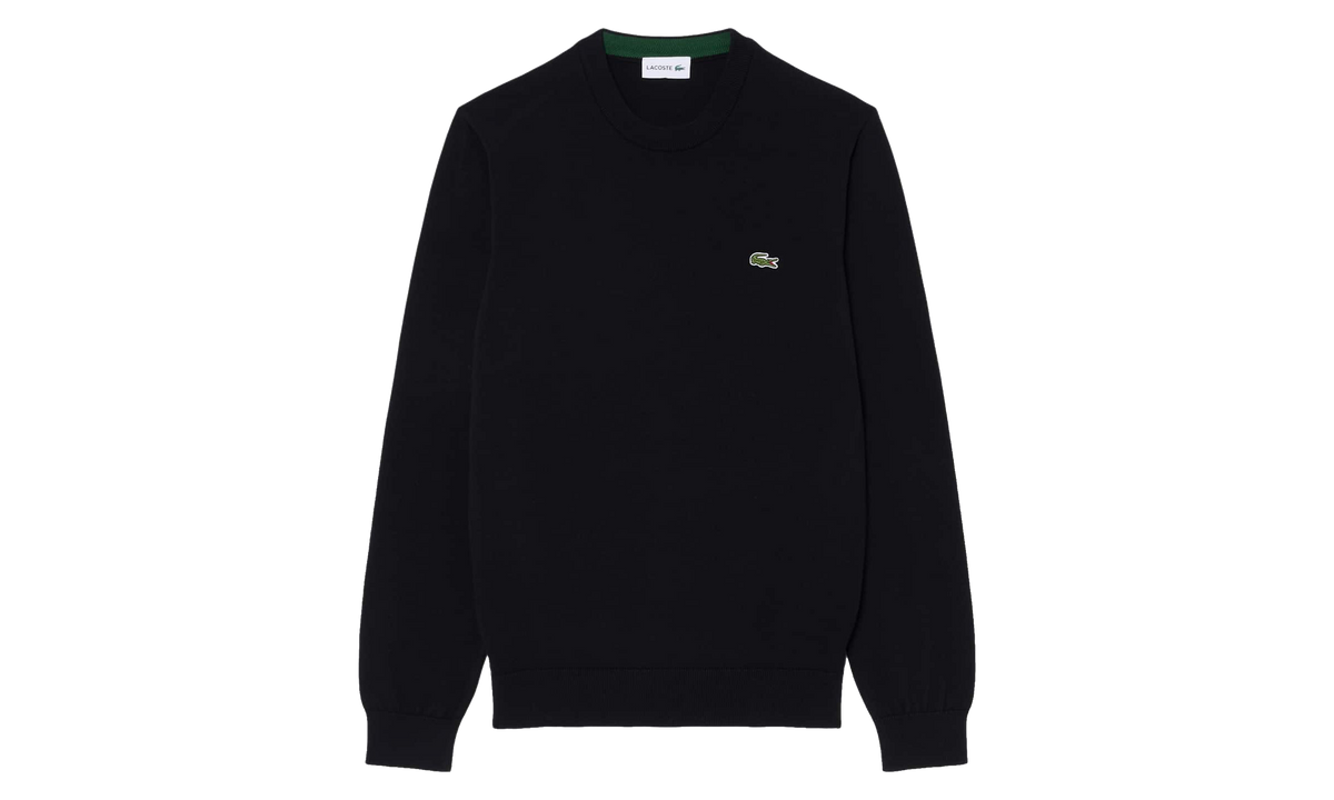 Crew Neck Cotton Sweater "Black" AH1985 51 031