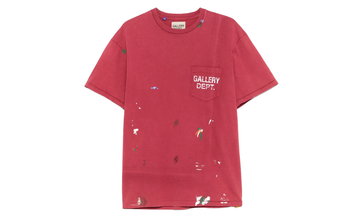 Paint Splatter Logo T-Shirt "Dusty Red" GD436