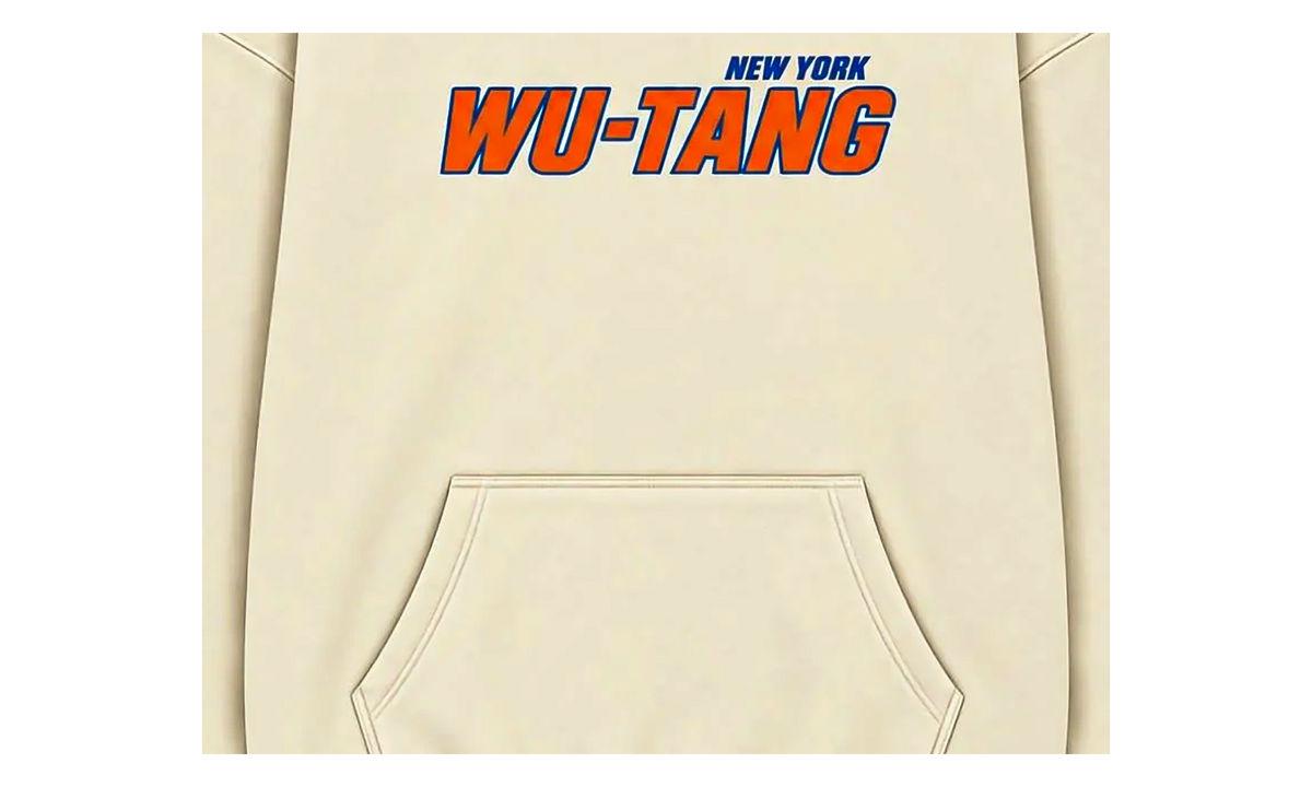 New York Knicks x Wu-Tang Logo Fill Hoodie "Cream" TH22741-NYKCREA