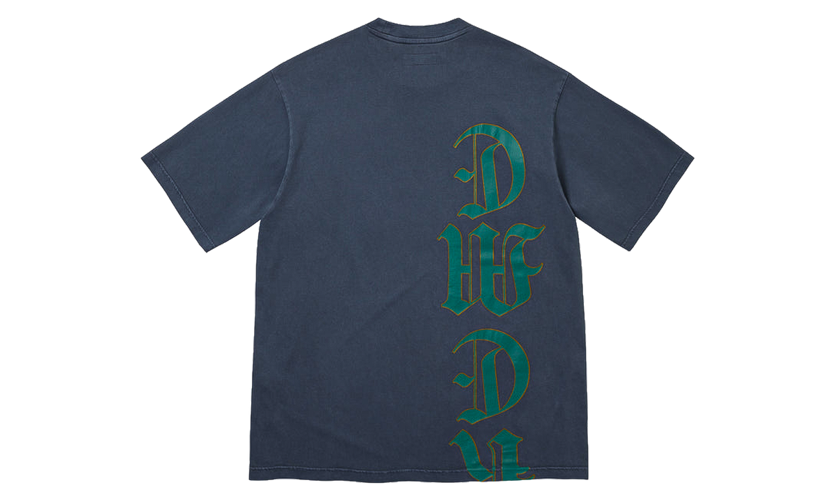 Cracked Vertical S/S Top "FW26 - Navy" SU29031