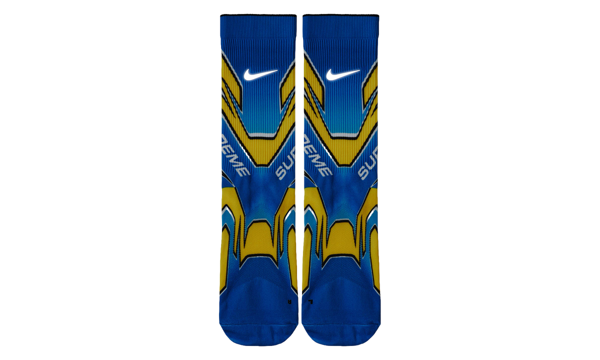 Spark Crew Sock "Blue Multi" FW24A25 BLUE MULTI