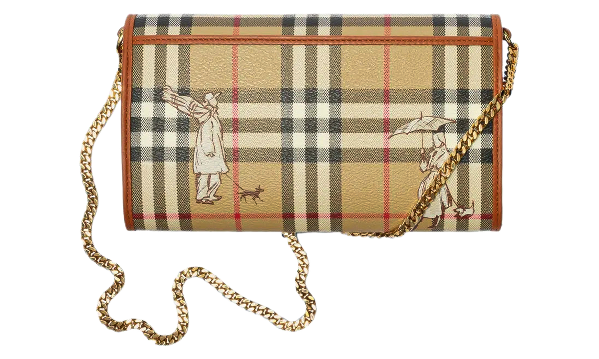 Check Mates Chain Strap Wallet "Archive Beige" 8132104