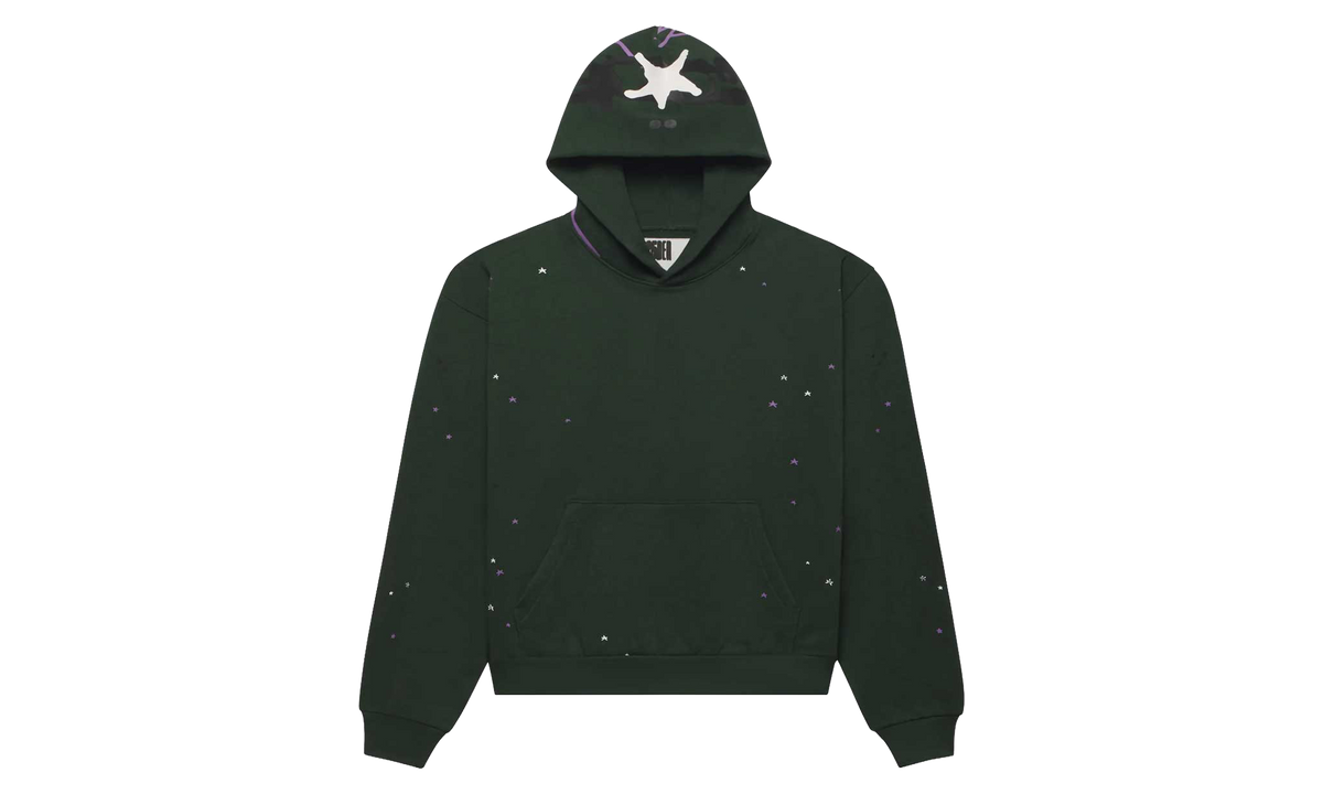 Heavy Web Hoodie "Dark Green / Purple" SP5der675