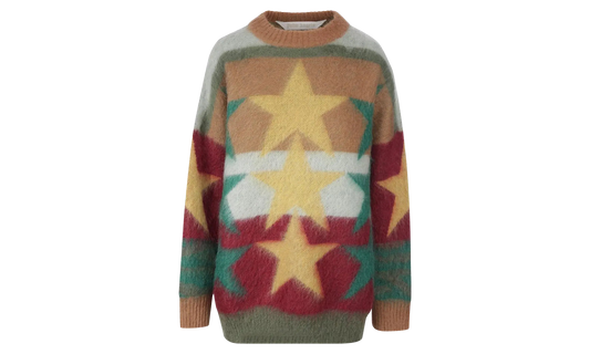 Stars Sweater WMNS "Beige / Yellow" PWHE033F22KNI0016118