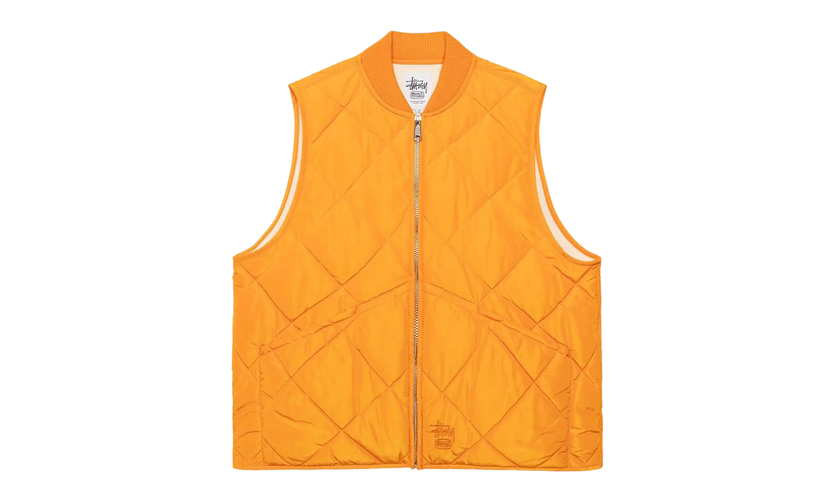 Thermal Lined Quilted Vest "Orange" STUS617