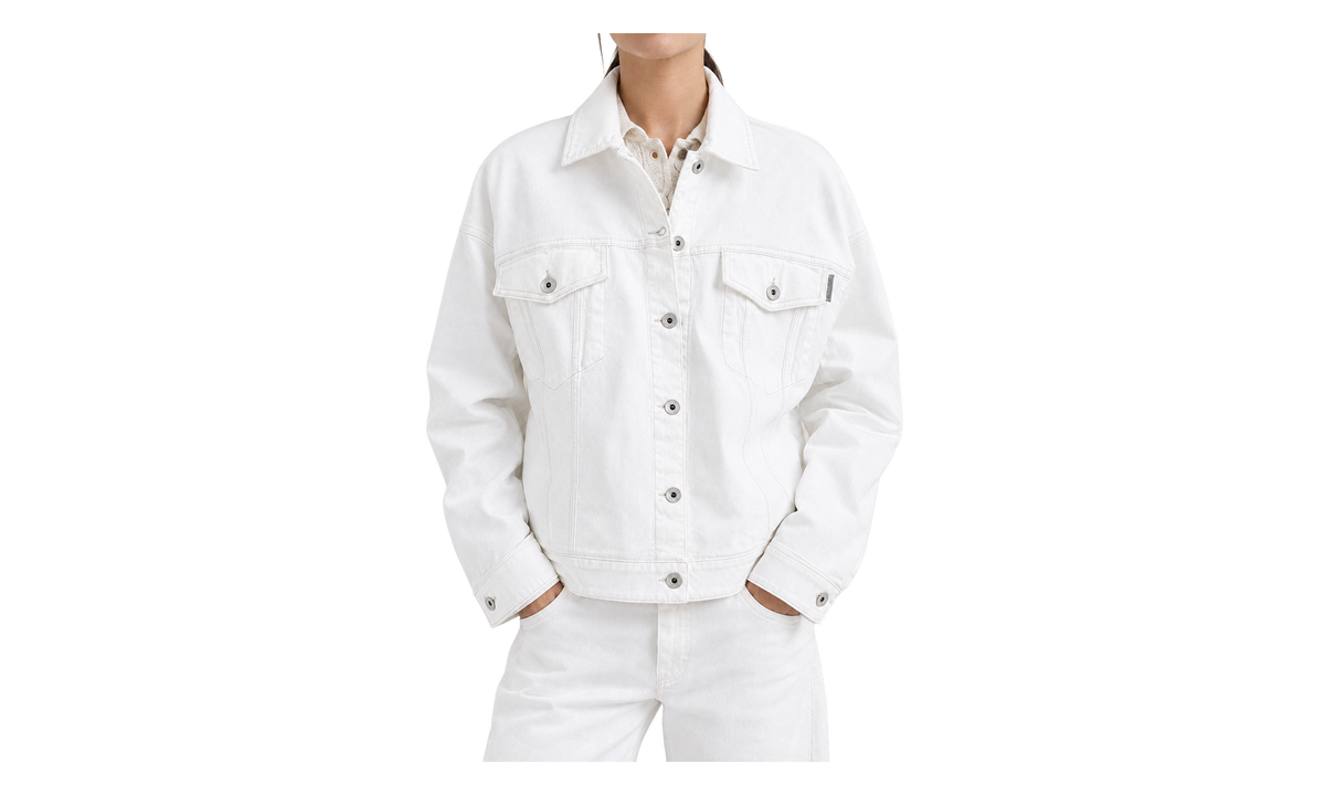 Boxy Denim Jacket WMNS "Off White" BRUN2709