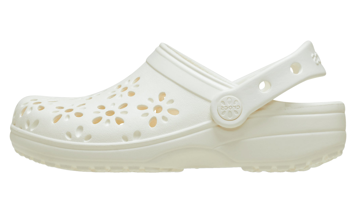 Classic Clog "Floral Cut-Out Chalk" 210927 0WV