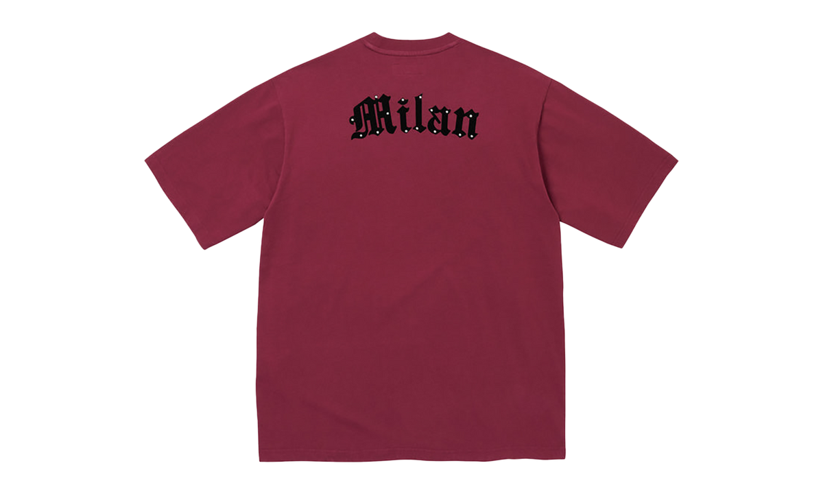 Milan Sequin S/S Top "FW26 - Maroon" SU28929