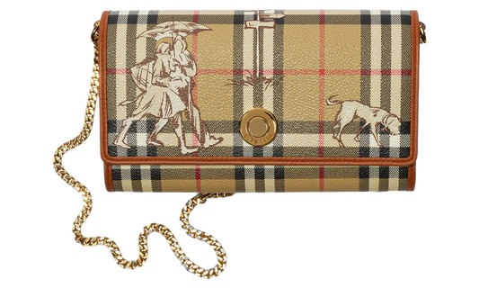 Check Mates Chain Strap Wallet "Archive Beige" 8132104