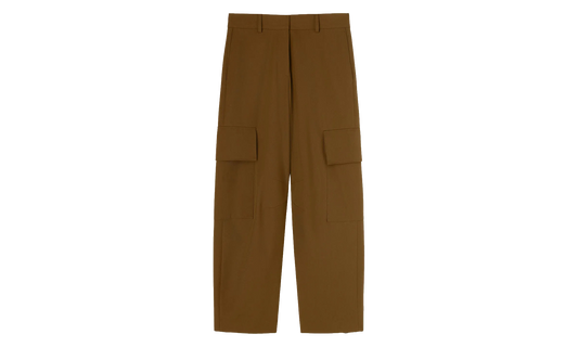Tapered Cargo Trousers "Olive Brown" PWCA128F23FAB0016010