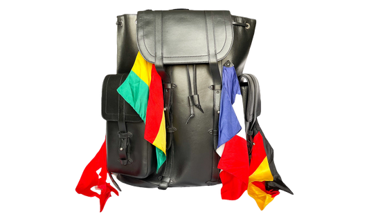 Louis Vuitton Christopher Backpack "Flags GM Black Multicolor" M55254