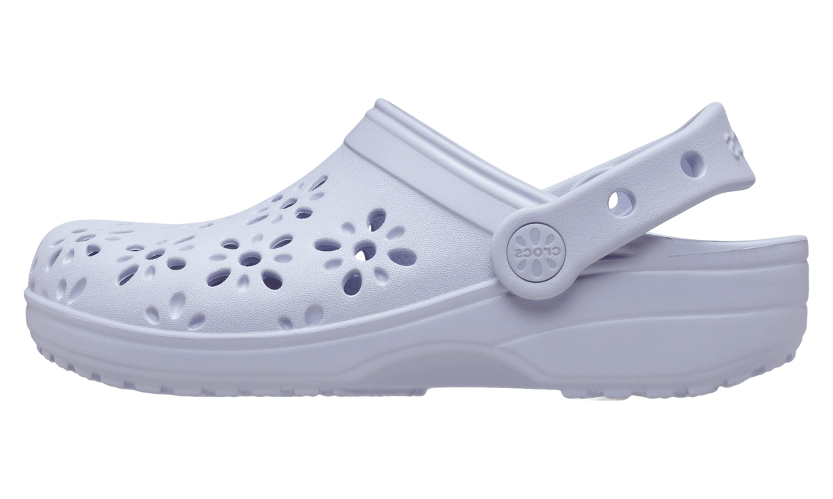 Classic Clog TD "Floral Cut-Out Lavender" 210944 5BR