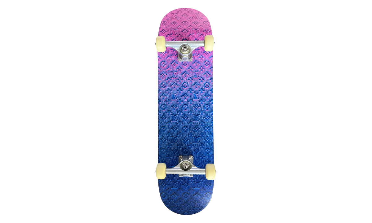 Monogram Virgil Abloh Illusion Skateboard "Pink & Blue" GI0740