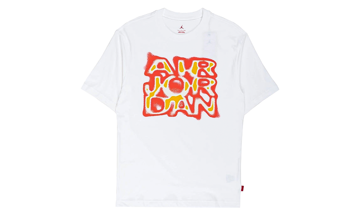 Jordan Brooklyn '85 Infrared Short Sleeve Crew Tee "White" IX5411 100