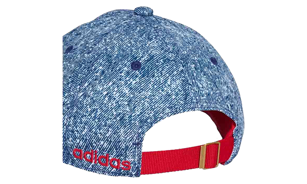 Denim Graphic Cap "White / Dark Blue / Power Red" KF3761