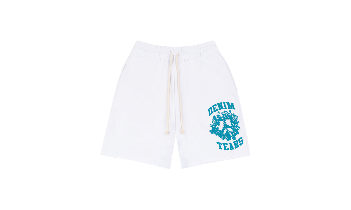 Denim University Sweat Shorts "White" DT189