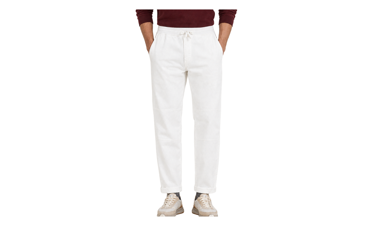 Cotton Casual Trousers "Off White" BRUN3002