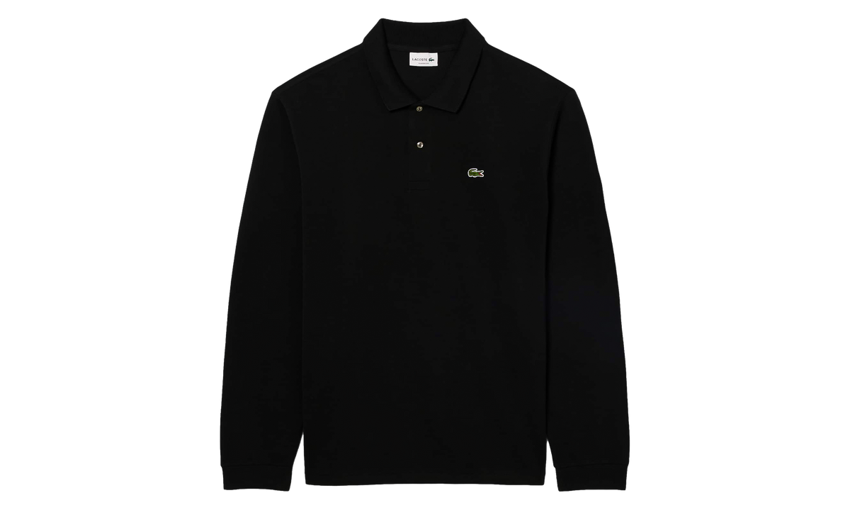 Classic Fit Long Sleeve L.12.12 Polo "Black" L1312 51 031