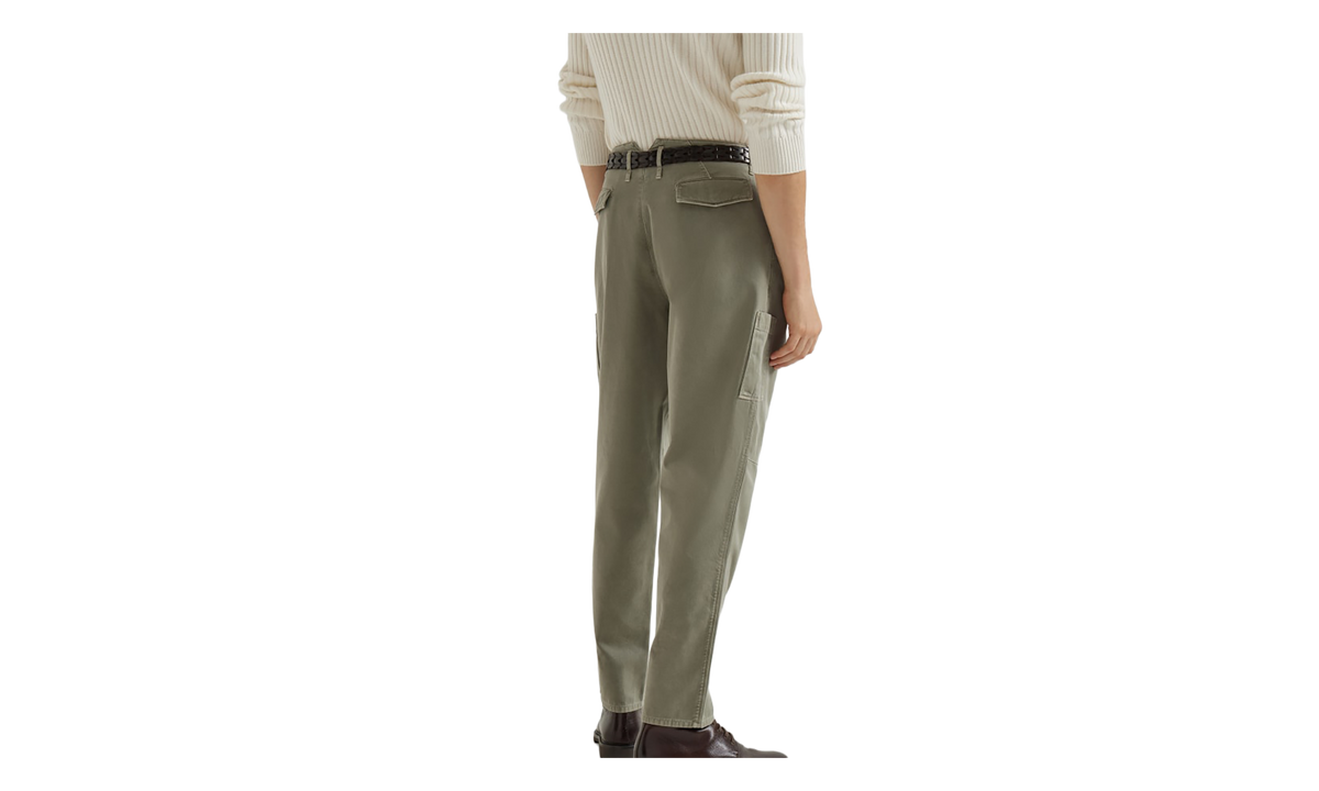 Cotton Relaxed Trousers "Kaky Old" BRUN2864