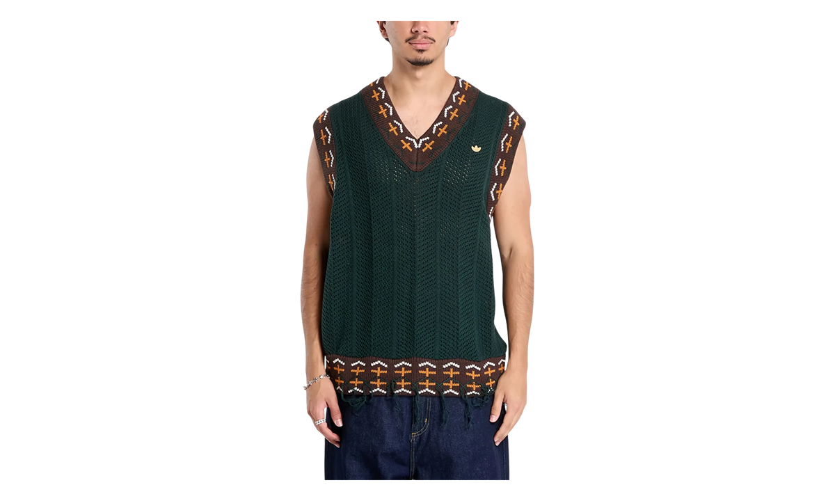 Clot Crochet Vest by Edison Chen "Green Night" JP1606