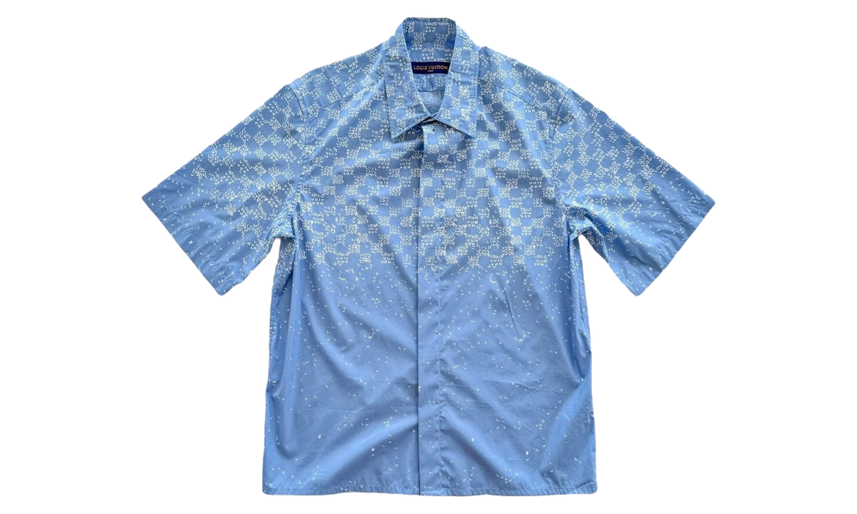 LV Spread Damier Button Up Shirt "Blue" RM222M NF4 HNS20W