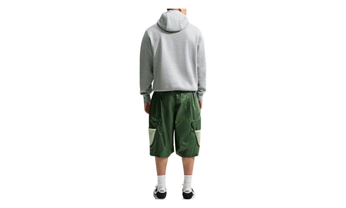 Sportswear Club Fleece Hoodie "Dark Grey Heather / Light Smoke Grey / Fir / White" IF0685 064