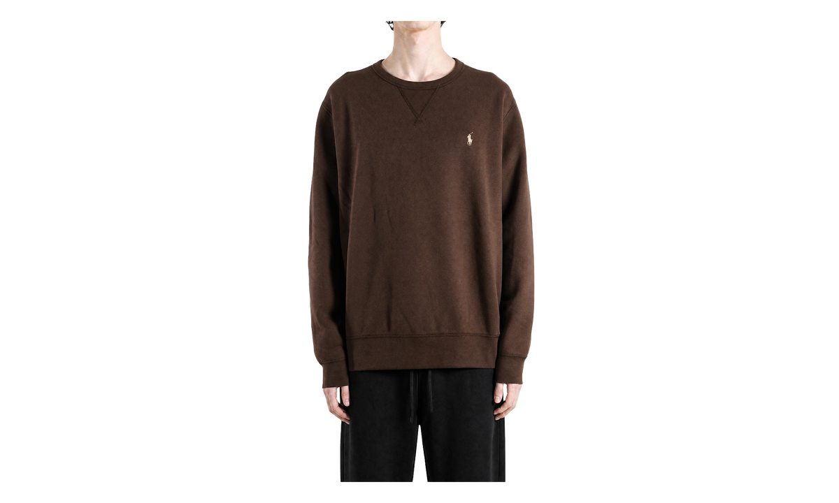 Fleece Crewneck Sweatshirt "Nutmeg Brown" 710766772067