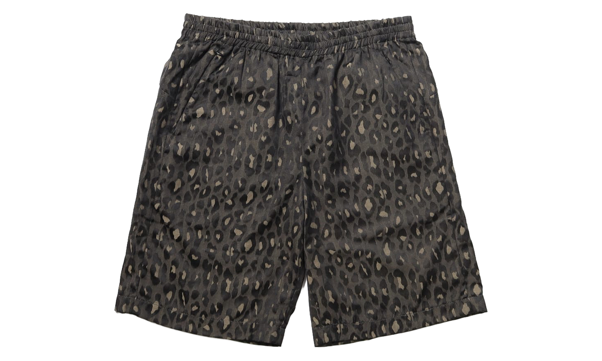 Basketball Short - PE/C Jacquard Cloth "Leopard" QV247 LPD