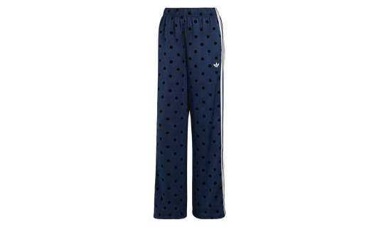 SATIN POLKA DOTS WIDE LEG PANT "Night Indigo" LI2844