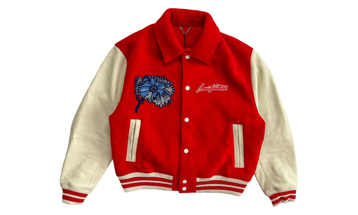 Yayoi Kusama Varsity Jacket "Red & White" 1AB8I2