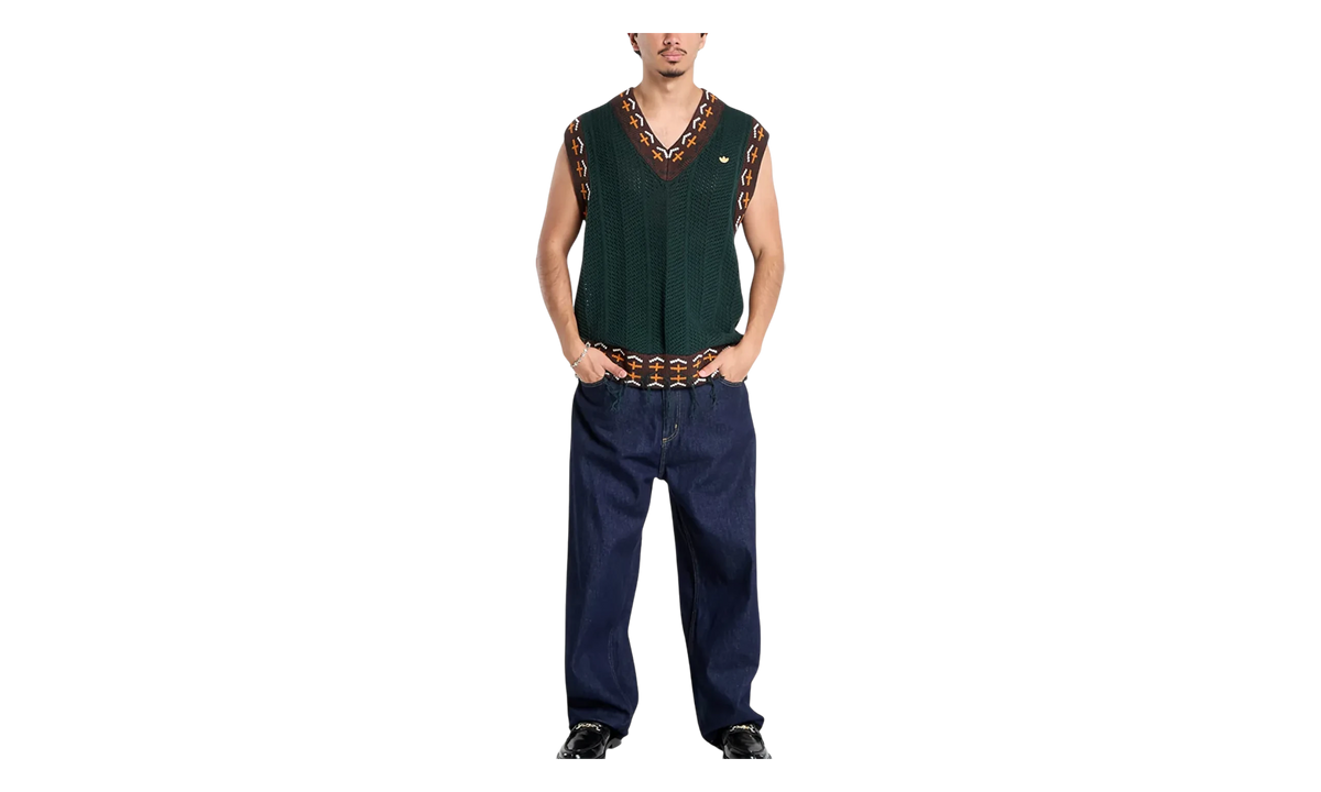 Clot Crochet Vest by Edison Chen "Green Night" JP1606