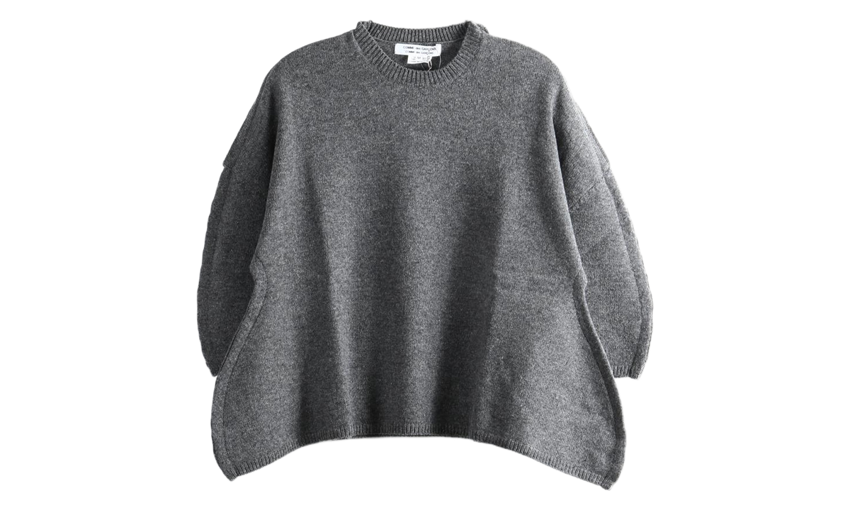 Deconstructed Raw-Edge Sweater WMNS "Grey" RR N502 051 GREY